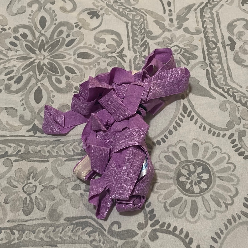 Iheartraves Light Purple Leg Ties Wraps
